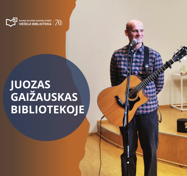 Juozas Gaižauskas bibliotekoje