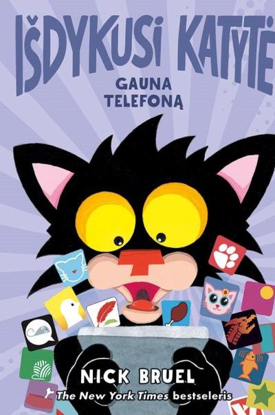 Išdykusi katytė gauna telefoną