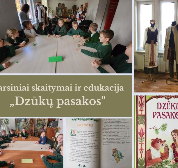Garsiniai skaitymai ir edukacija „Dzūkų pasakos“ Kulautuvos bibliotekoje