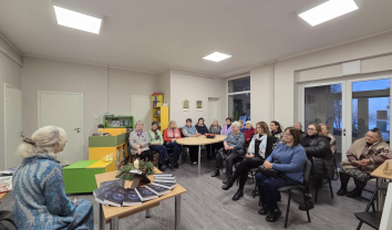 Gruodis Liučiūnų bibliotekoje 