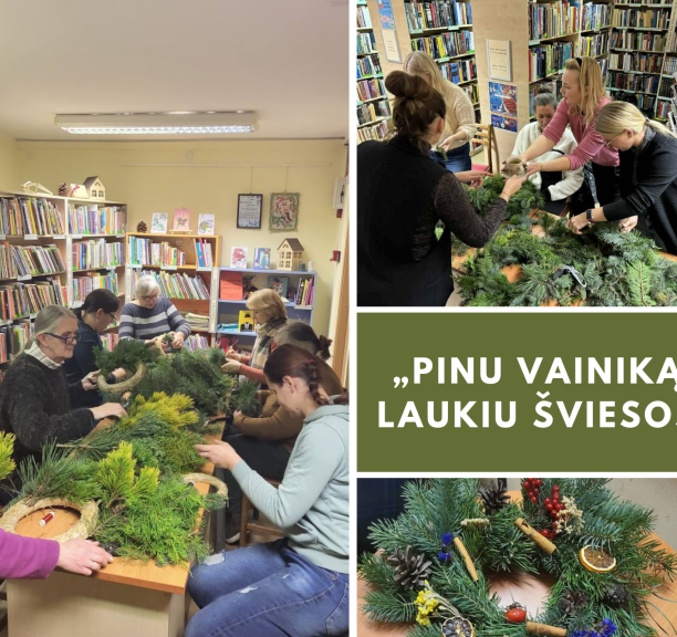 Gruodis Neveronių bibliotekoje: šviesos, kūrybos ir bendrystės mėnuo