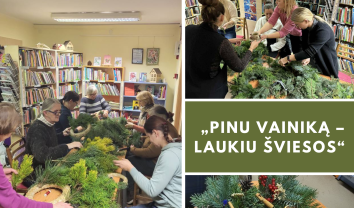 Gruodis Neveronių bibliotekoje: šviesos, kūrybos ir bendrystės mėnuo