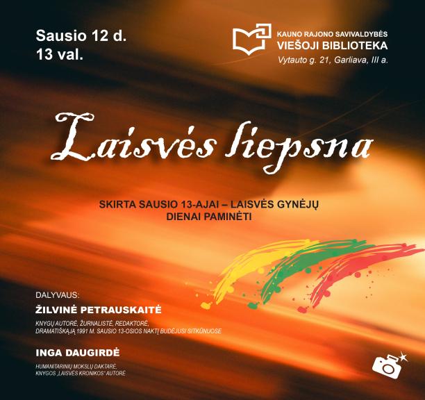 Pilietiškumo pamoka „Laisvės liepsna“