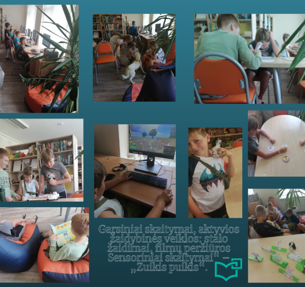 Rugpjūčio mėnesio veiklos Eigirgalos bibliotekoje