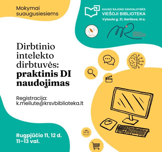 Dirbtinio intelekto dirbtuvės: praktinis DI naudojimas