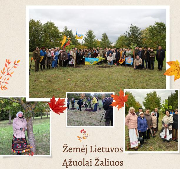 Žemėj Lietuvos Ukrainos ir Lietuvos ąžuolai žaliuos 