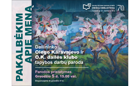 Pasikalbėkim apie meną