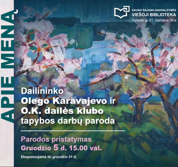 Parodos PAKALBĖKIM APIE MENĄ pristatymas