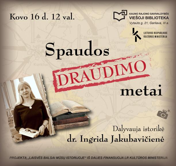 Spaudos draudimo metai