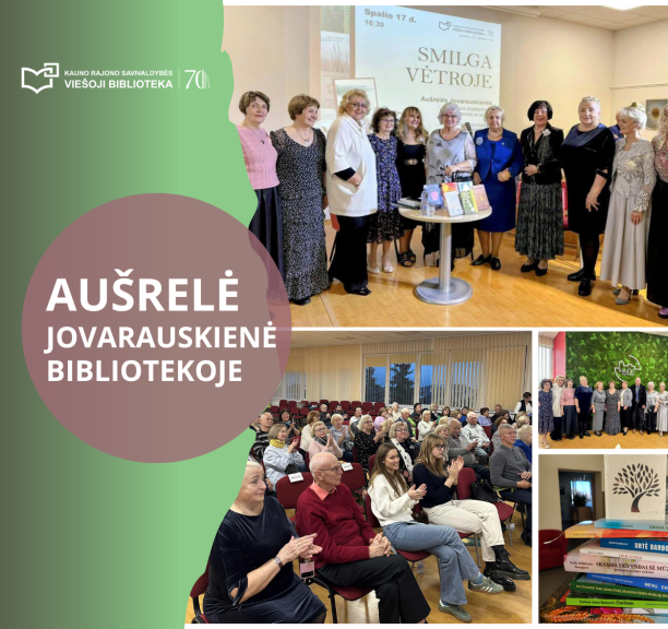 Aušrelės Jovarauskienės knygos „Smilga vėtroje“ pristatymas