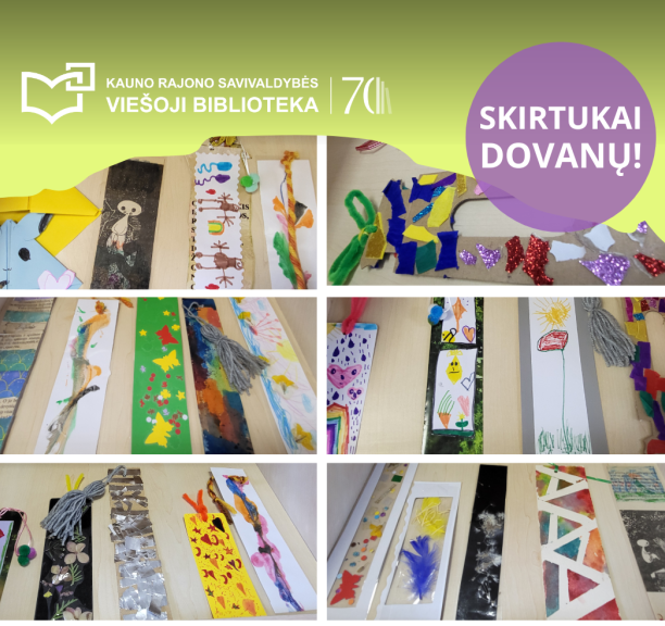 Skirtukai dovanų