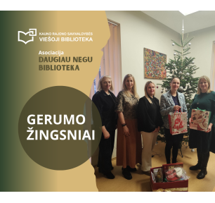 Asociacijs „Daugiau negu biblioteka“ labdaros akcija „Gerumo žingsniai“