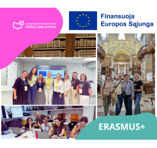 „Erasmus+“ projektas atveria naujas galimybes Kauno rajono savivaldybės viešosios bibliotekos lankytojams