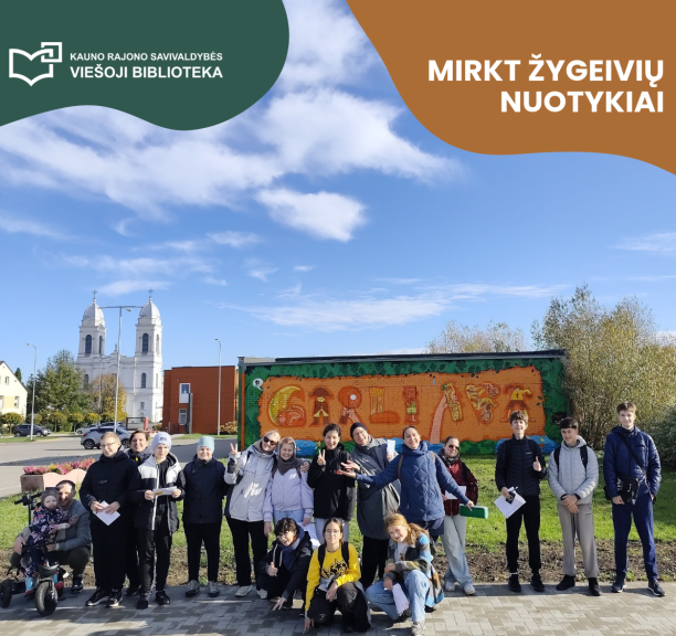 Garliavos gatvėse – žingsniai, klausimai ir kritinio mąstymo treniruotė
